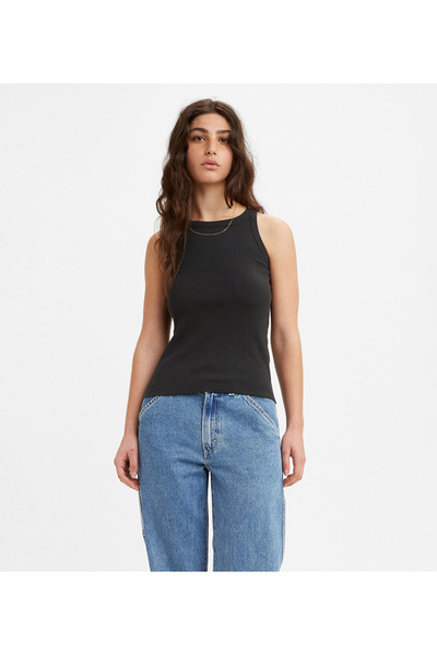 Levi's Black Essential Racer Tank T-Shirt For Women