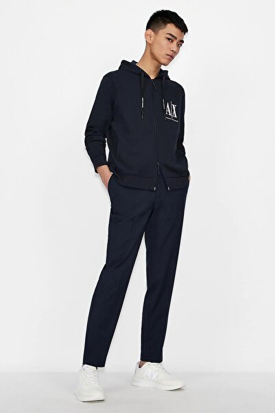 Armani Exchange Чоловічий світшот - Regular Fit, з капюшоном, на блискавці, 100% бавовна 8nzmpp Zj1zz 1510