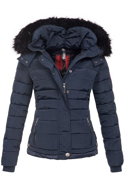 Navahoo Chloe Warme Damen Winter Jacke Parka Mantel Stepp Kurzjacke Gefüttert Neu B301