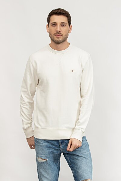 Calvin Klein WOVEN LABEL CREW NECK