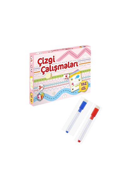 MERT BEBEK ÇİZGİ ÇALIŞMALARI YAZ SİL 90 ETKİNLİK