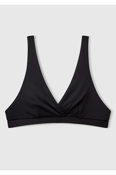United Colors of Benetton Women's Black Back Tie Bikini Top