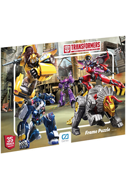 CA Games ترانسفورمرز مرخصة 35 قطعة مؤطرة 34 × 24 سم لغز الصور المقطوعة للأطفا...