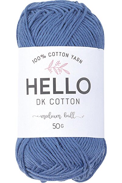 Hello خيوط تريكو قطن DK 50 جرام رقم:149