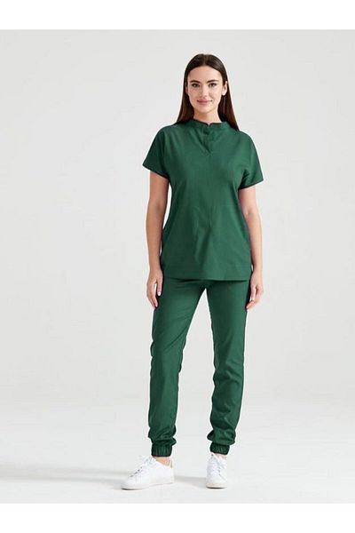 DEMOTEKS Costum Medical Unisex Activity – Uniforma De Asistenta Doctor