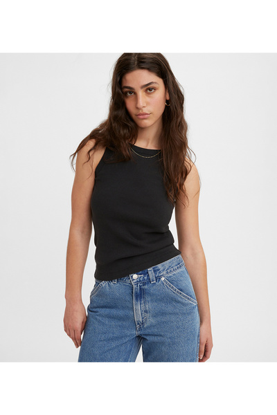 Levi's Black Essential Racer Tank T-Shirt For Women