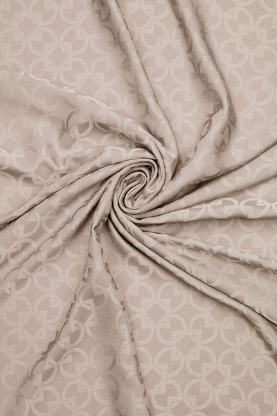 Merve DAĞLI CHAIN Jacquard Ελαφρύ Μπέζ Σαλί