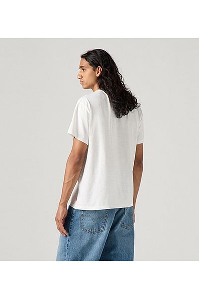 Levi's White Ss Relaxed Fit Tee T-Shirt For Men