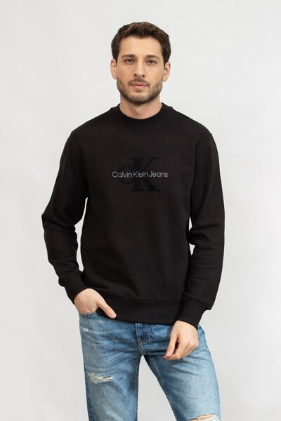 Calvin Klein Men's Chenille Monologo Sweatshirt