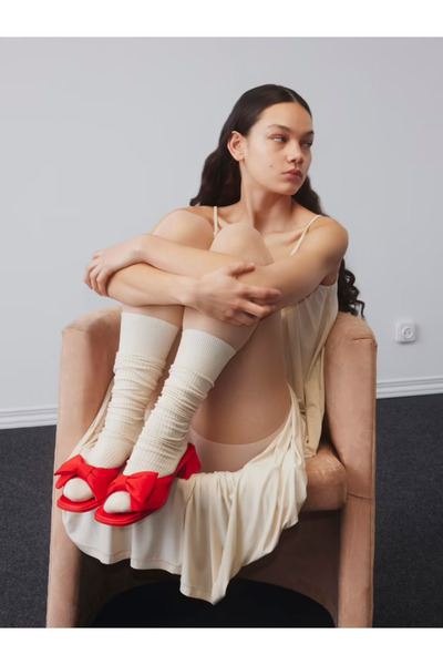 CAMPER Twins Red Women's Sandals