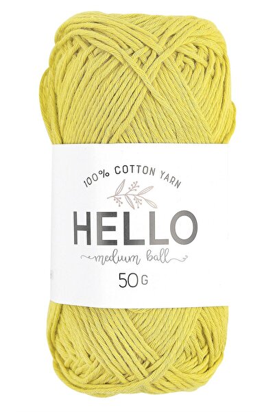 Hello خيوط تريكو قطن DK 50 جرام رقم:169