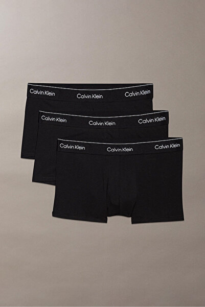 Calvin Klein Erkek Ck Low Rise Trunk 3'lü Boxer - Siyah