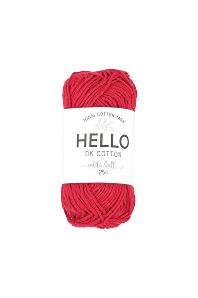 Hello خيوط تريكو قطن DK 25 جرام رقم:114