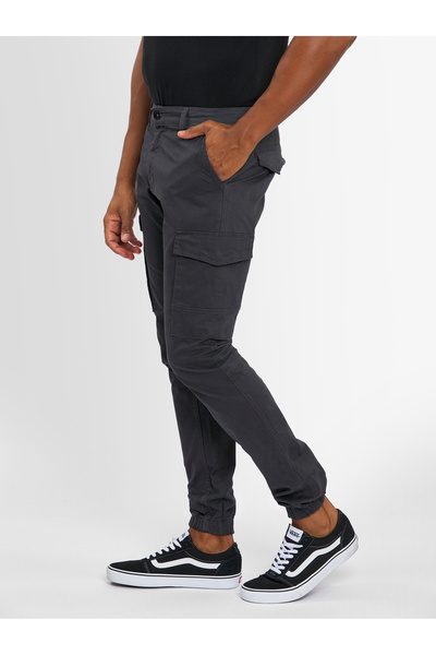 Alessandro Salvarini A. Salvarini Herren Designer Cargohose Cargo Stoff Hose NEU AS260