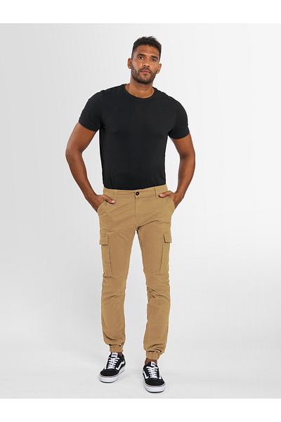 Alessandro Salvarini A. Salvarini Herren Designer Cargohose Cargo Stoff Hose Neu As260