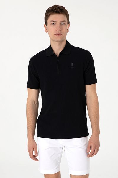 U.S. Polo Assn. Men's Black T-Shirt 50299601-Vr046