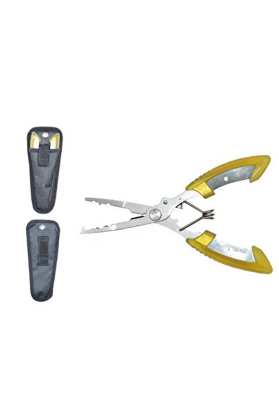 CAPTAIN Balıkçı Jig Pensesi Kendinden Kilitli ve Kılıflı 16cm