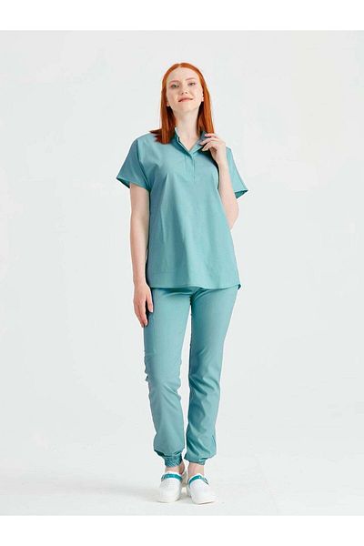DEMOTEKS Costum Medical Unisex Activity – Uniforma De Asistenta Doctor