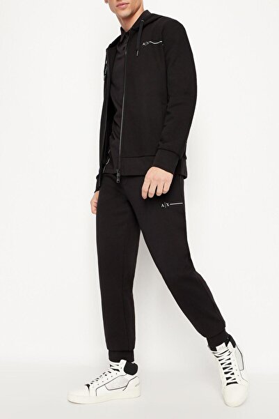 Armani Exchange Cotton Regular Fit Hooded Sweat Men's Sweat 3rzmbb Zjcaz 1200