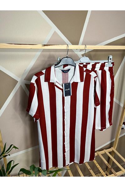 MFZ Giyim Viscose Shirt-Shorts Set