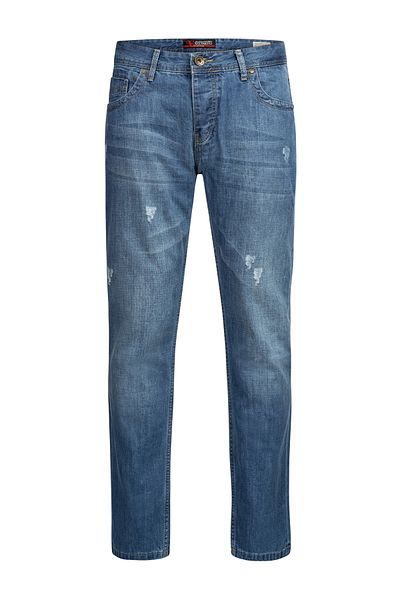 Alessandro Salvarini A. Salvarini Carlo Designer Herren Jeans Hose Basic Jeanshose Comfort Fit