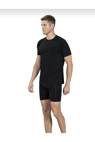 Jiber Jiber 111 Men's Zero Collar Half Sleeve Undershirt Undershirt - 6 Pieces
