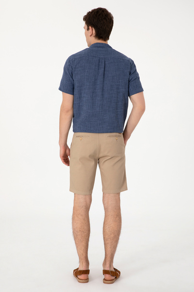 U.S. Polo Assn. Erkek Açık Haki Dokuma Şort 50299172-VR183