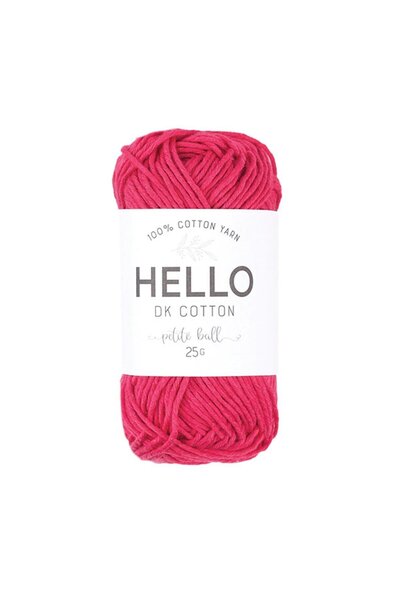 Hello خيوط تريكو قطن DK 25 جرام رقم:108