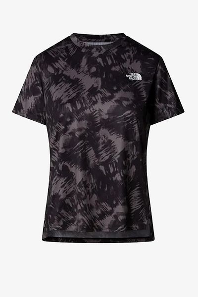 THE NORTH FACE Tricou negru pentru femei The Nort Face W Flex SS Reg Aop NF0A8BQG8R41