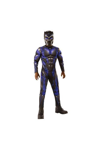 Marvel Black Panther Muscle Costume For Boy - Avg4 Battle Suit 100 - 110 Cm 3-4 Years