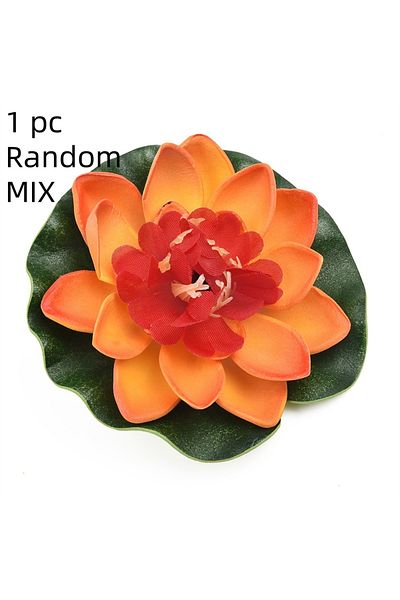 Choice Colorful-1 10pc Colorful Artificial Floating Water Lily Simulation Eva Lotus-leaf Flowers Water Lily