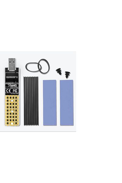 Acasis Sp02 Nvme/Sata M.2 to USB 3.2 Gen 2, 10Gbps, 8Tb Supported, M.2 USB Converter (with Cooler)