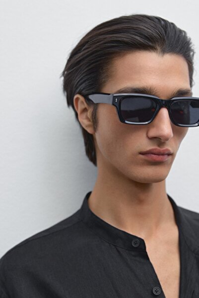 Massimo Dutti %100 keten regular fit hakim yaka gömlek