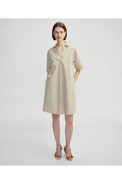 İpekyol Shirt collar poplin dress
