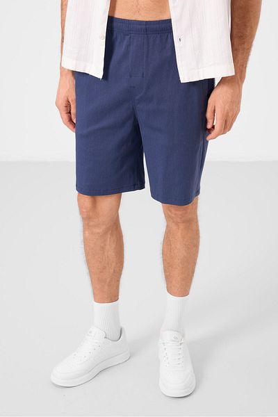 TOMMY LIFE Pantaloni scurți pentru bărbați, țesuți, flexibili, cu potrivire standard, pentru bărbați - 81292