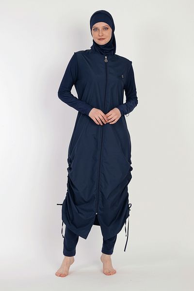 InStyle Μαγιό Hijab 6068 Model Dark Navy Blue Hijab