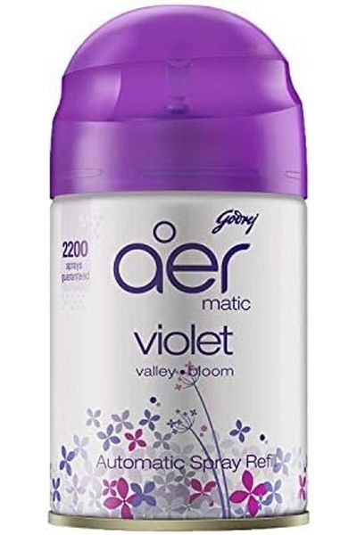 Godrej aer Matic, Automatic Air Freshener Refill Pack Violet Valley Bloom 225 ml