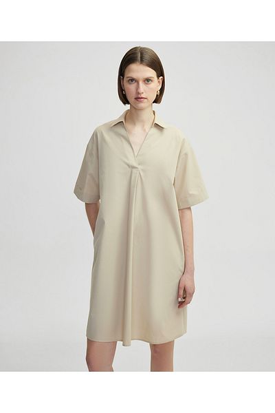 İpekyol Shirt collar poplin dress