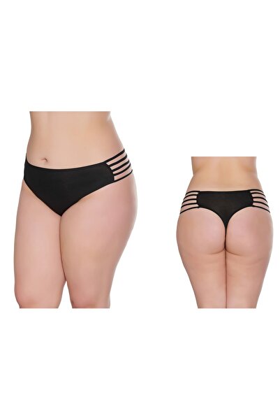 yeşil iç giyim Yanı ipli Desenli Pamuklu Külot - Model kodu 2045