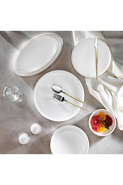 Schafer Superfine Bone Lumiere Yemek Takımı 56 Parça-gold