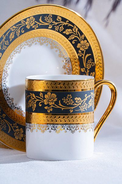 ACAR Olivette Coffee Cup Set for 6 People - 90 ml