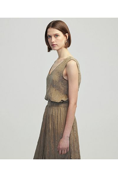 İpekyol Twisted Blouse with Wrinkle Effect