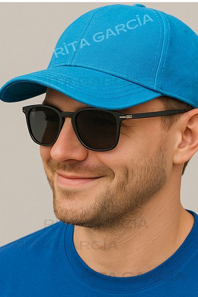 Ritagarcia Unisex Adjustable Turquoise Sports Basic Hat