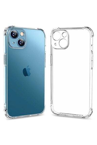 SKYDDAR INNOVATION Carcasă pentru iPhone 16 Pro, rezistentă la șocuri, transparentă, subțire, din silicon, set de autocolante