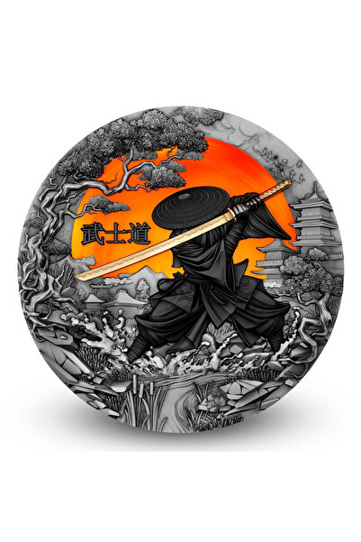 aga kulche Bushido Savaşçı Gümüş Madalyon