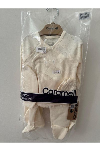 Caramell Cute Bear (with Teddy Bear) Ecru, Beige, Gray, Blue Color Various Men's 5-Piece Hospital Release 1454