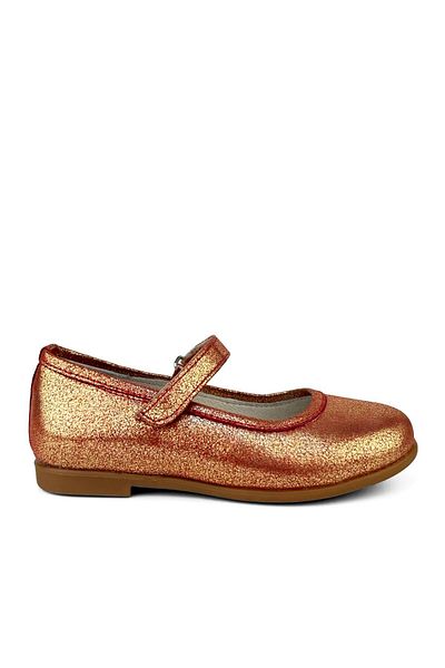 Cici Bebe Ayakkabı Genuine Leather Shiny Red Girls' Ballerinas