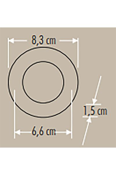 Cata Ct-5144 Slim Led Panel 3W White - Pack of 10