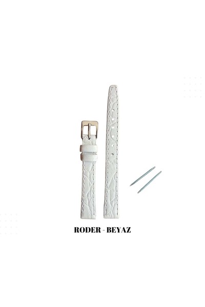 RODER حزام جلدي R4149S - أبيض - 22 ملم