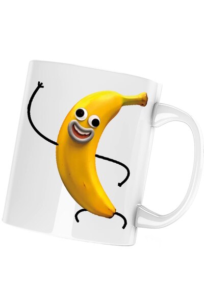 OEM Cană albă personalizată „Lumea lui Gumball cu Banane”, INOVATIX®. 330ml